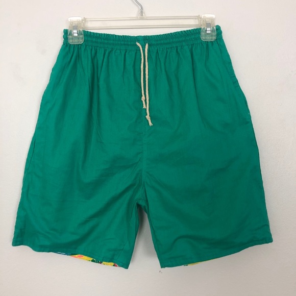 Vintage Local Motion Reversible Surf Print Shorts - Picture 9 of 15